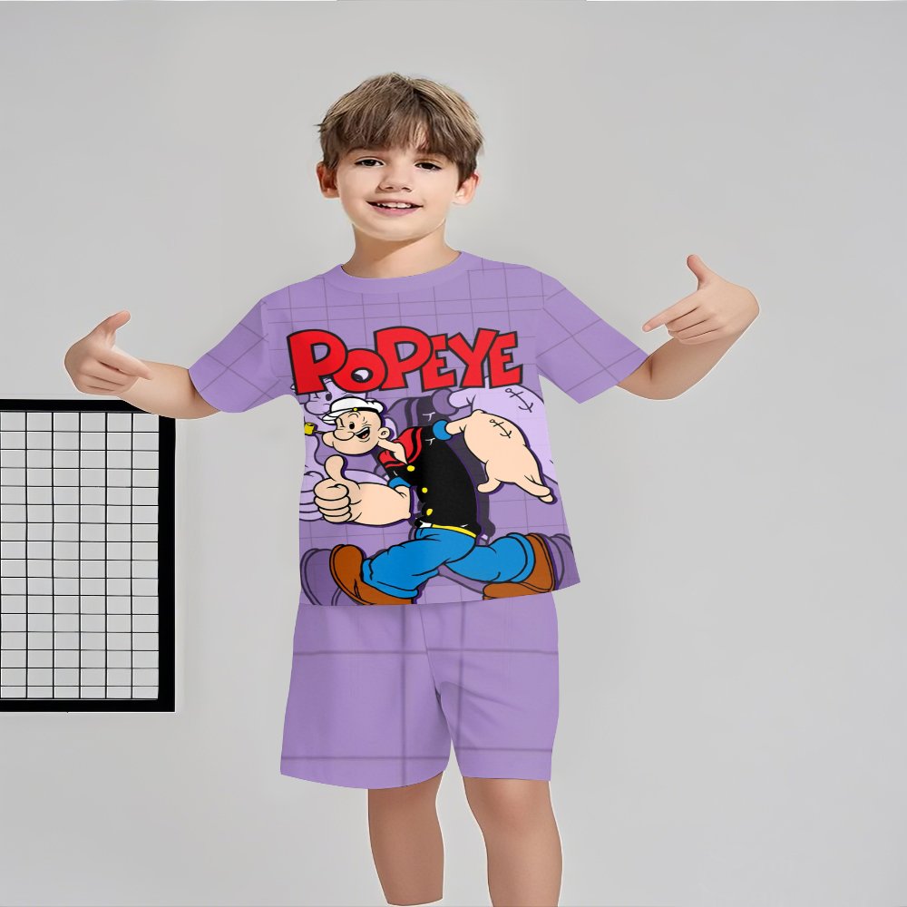 Older Kids' T-Shirt Set Big Kids' T-Shirt + Shorts Set
