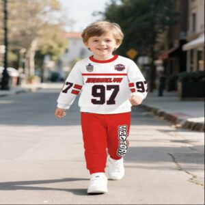 Children's Crewneck Sweatshirt Set Toddler Crewneck Sweatshirt + Pants Set