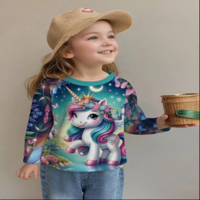 Long-sleeved T-shirt for young children Toddler Long-Sleeve Top