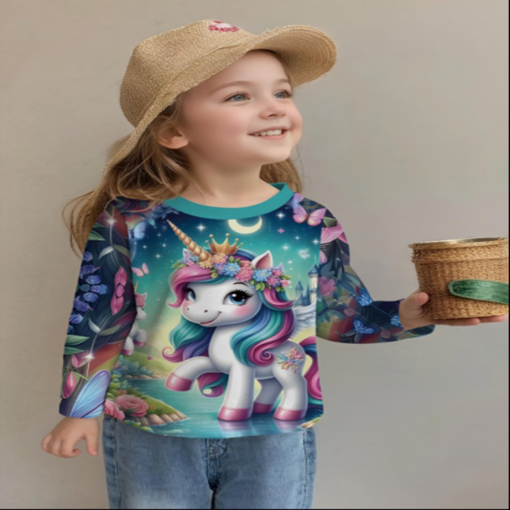 Long-sleeved T-shirt for young children Toddler Long-Sleeve Top